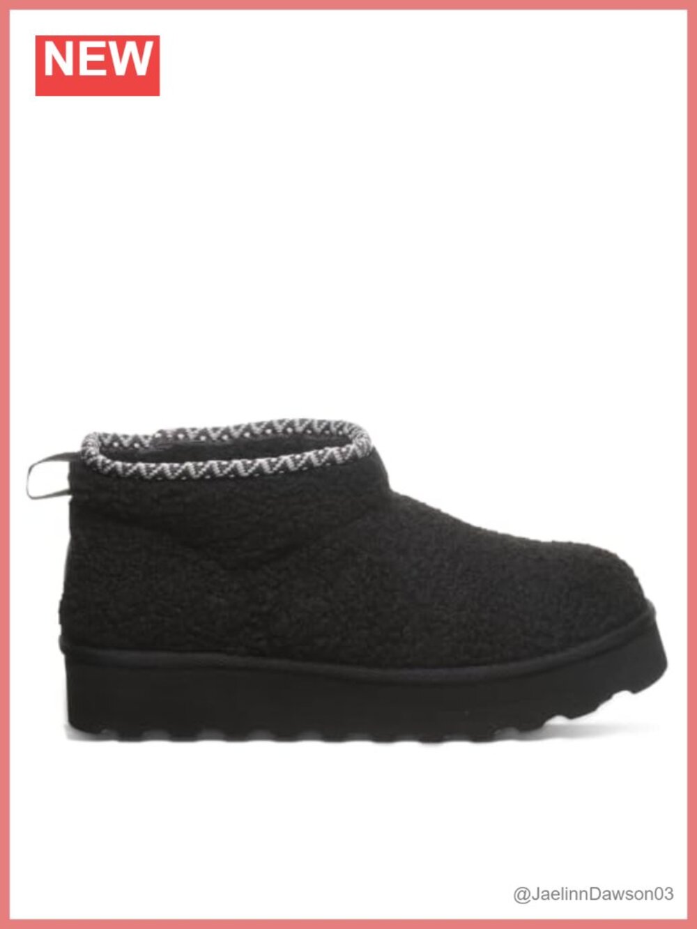 BEARPAW Women's Faux Fur Ankle Bootie Water Repellent Pull-On Winter